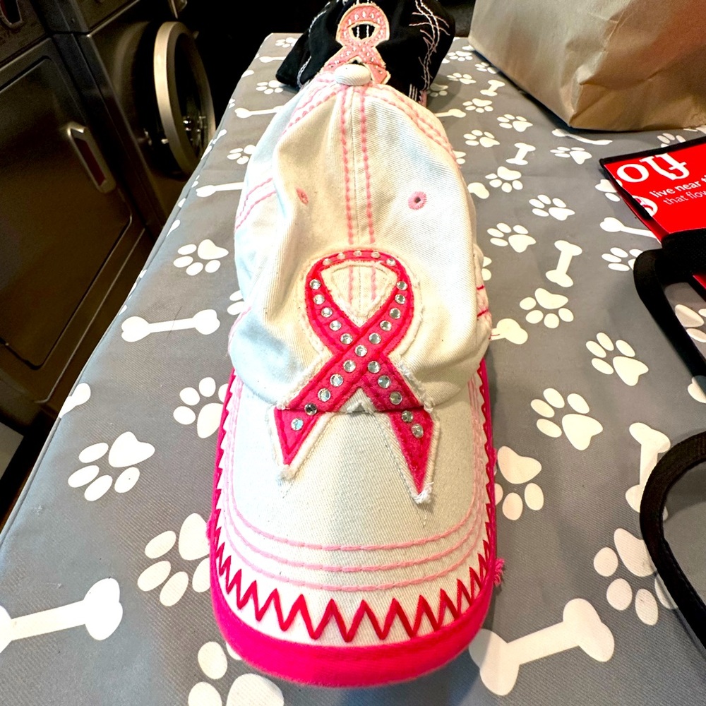 Breast cancer awareness cap